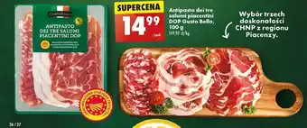 Biedronka Antipasto dei tre salumi piacentini DOP Gusto Bello, 100 g oferta