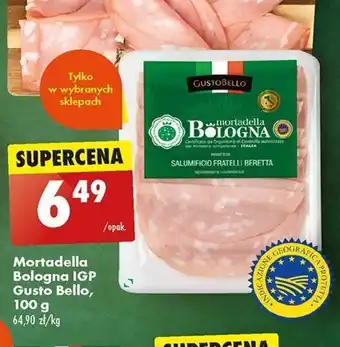 Biedronka Mortadella Bologna IGP Gusto Bello, 100 g oferta