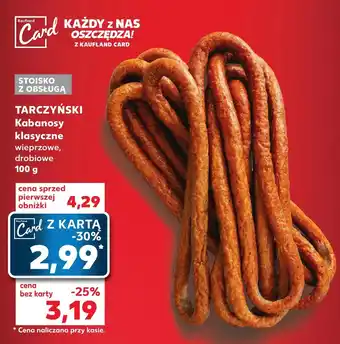 Kaufland Kabanosy Tarczyński oferta