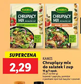 Lidl KAMIS Chrupiący mix do sałatek i zup 15 g oferta