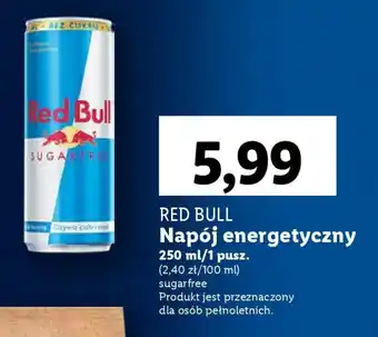 Lidl RED BULL Napój energetyczny 250 ml oferta