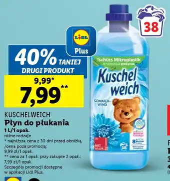 Lidl KUSCHELWEICH Płyn do płukania 1 l oferta