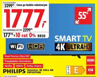 Media Expert Telewizor Philips oferta