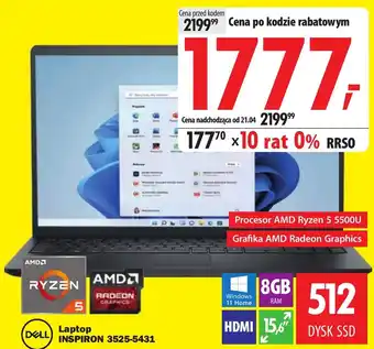 Media Expert Laptop Dell oferta