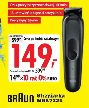 Media Expert Strzyżarka Braun oferta