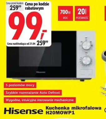 Media Expert Kuchenka mikrofalowa Hisense oferta