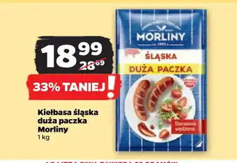 Netto Kiełbasa śląska duża paczka Morliny oferta