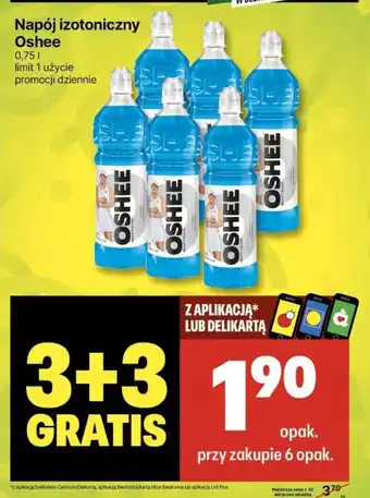 Delikatesy Centrum Napój izotoniczny Oshee 0,75l oferta