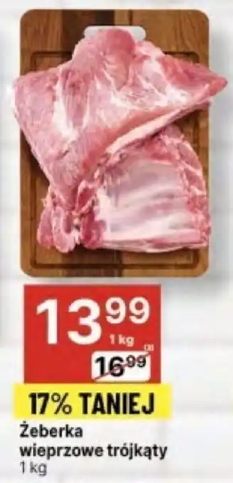 Delikatesy Centrum Żeberka wieprzowe trójkąty 1 kg oferta