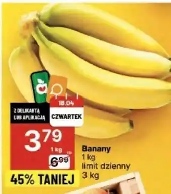 Delikatesy Centrum Banany 1kg oferta