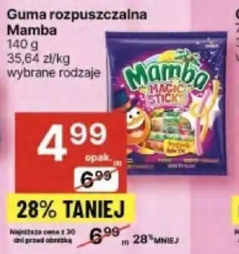 Delikatesy Centrum Guma rozpuszczalna Mamba 140g oferta