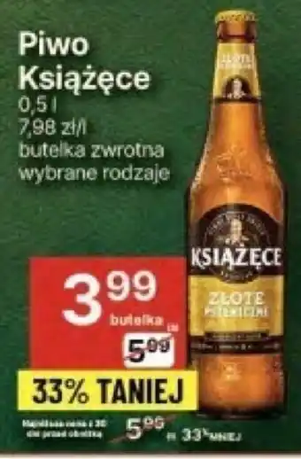 Delikatesy Centrum Piwo Książęce 0,5l oferta