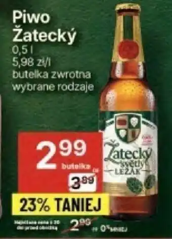 Delikatesy Centrum Piwo Žatecký 0,5l oferta