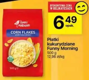 Delikatesy Centrum Płatki kukurydziane Funny Morning 500g oferta