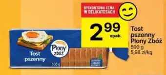 Delikatesy Centrum Tost pszenny Plony zbóż 500g oferta