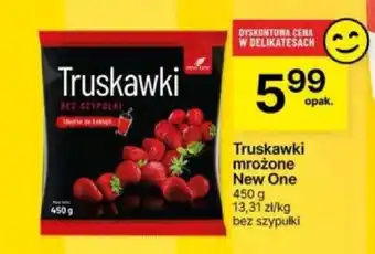 Delikatesy Centrum Truskawki mrożone New One 450 g oferta