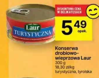 Delikatesy Centrum Konserwa drobiowo wieprzowa Laur 300g oferta