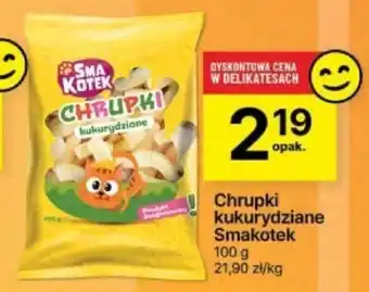 Delikatesy Centrum Chrupki kukurydziane Smakotek 100g oferta