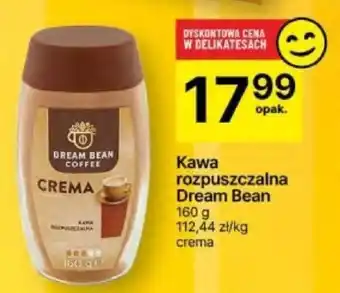 Delikatesy Centrum Kawa rozpuszczalna Dream Bean 160 g oferta