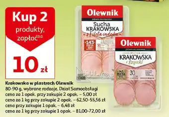 Auchan Krakowska w plastrach Olewnik 80-90g oferta