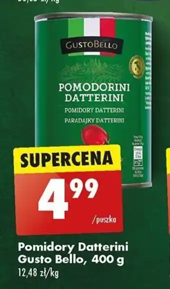 Biedronka Pomidory Datterini Gusto Bello, 400 g oferta