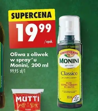 Biedronka Oliwa z oliwek w spray'u Monini, 200 ml oferta