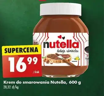 Biedronka Krem do smarowania Nutella, 600 g oferta