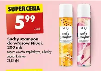 Biedronka Suchy szampon do włosów Niuqi, 200 ml oferta