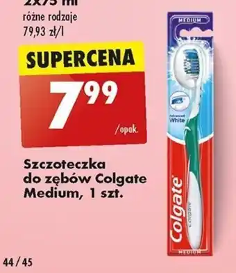 Biedronka Szczoteczka do zębów Colgate Medium, 1 szt. oferta