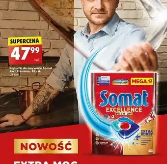 Biedronka Kapsułki do zmywarki Somat 5w1 Premium, 42 szt. oferta