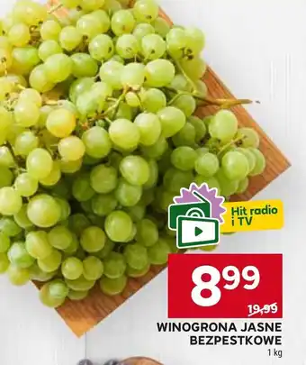 Stokrotka WINOGRONA JASNE BEZPESTKOWE 1 kg oferta