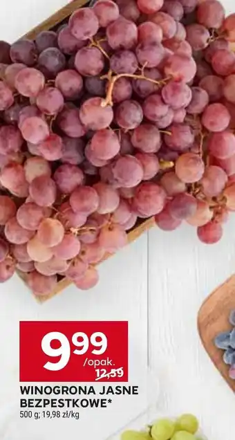 Stokrotka WINOGRONA JASNE BEZPESTKOWE 500 g oferta