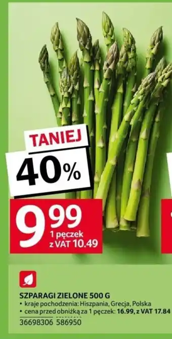 Selgros SZPARAGI ZIELONE 500 G oferta