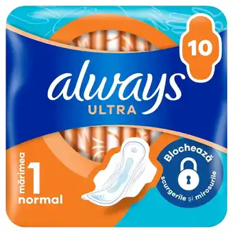 Hebe Always Ultra Normal (R1) Ze Skrzydełkami Podpaski 10 Sztuk oferta