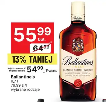 Delikatesy Centrum Whisky Ballantines oferta