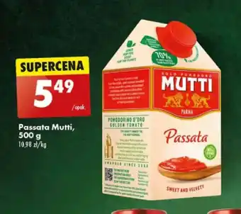 Biedronka Passata Mutti oferta