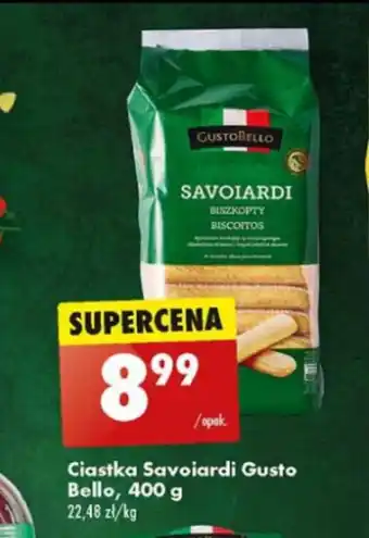 Biedronka Ciastka Gusto Bello oferta