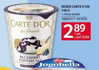 Selgros DESER CARTE D'OR 140g oferta