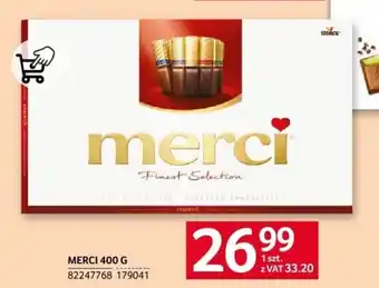 Selgros MERCI 400 G oferta