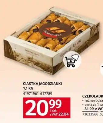 Selgros CIASTKA JAGODZIANKI 1,1kg oferta