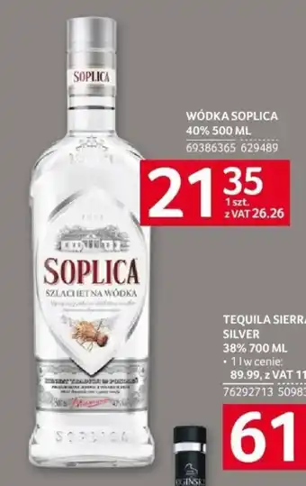 Selgros WÓDKA SOPLICA 40% 500 ML oferta