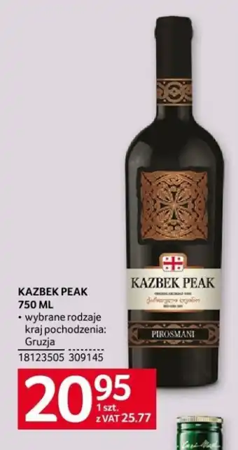 Selgros KAZBEK PEAK 750 ML oferta