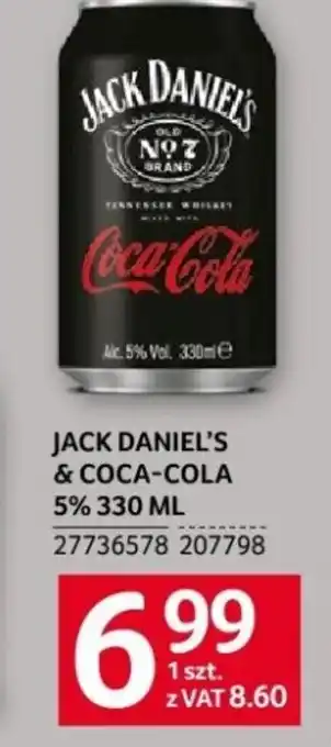 Selgros JACK DANIEL'S & COCA-COLA 5% 330 ML oferta