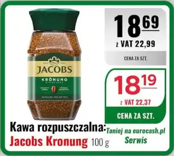 Eurocash Kawa rozpuszczalna: Jacobs Kronung 100 g oferta