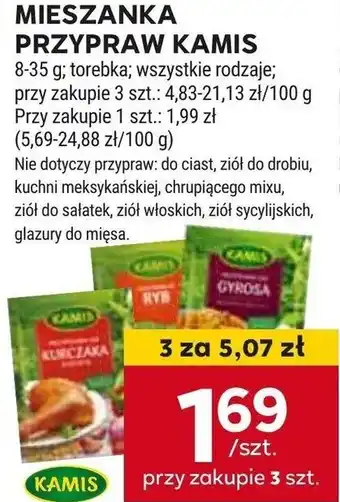 Stokrotka MIESZANKA PRZYPRAW KAMIS 8-35 g oferta