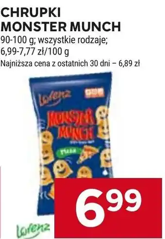 Stokrotka CHRUPKI MONSTER MUNCH 90-100g oferta