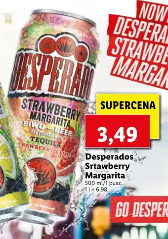 Lidl Desperados Strawberry Margarita 500ml oferta