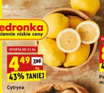 Biedronka Cytryna 1kg oferta