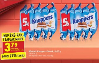Biedronka Wafelek Knoppers Storck 5x25g oferta