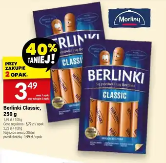 Twój Market Morliny Berlinki Classic 250g oferta